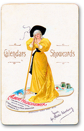 Trade card for Albert Hildesheimer